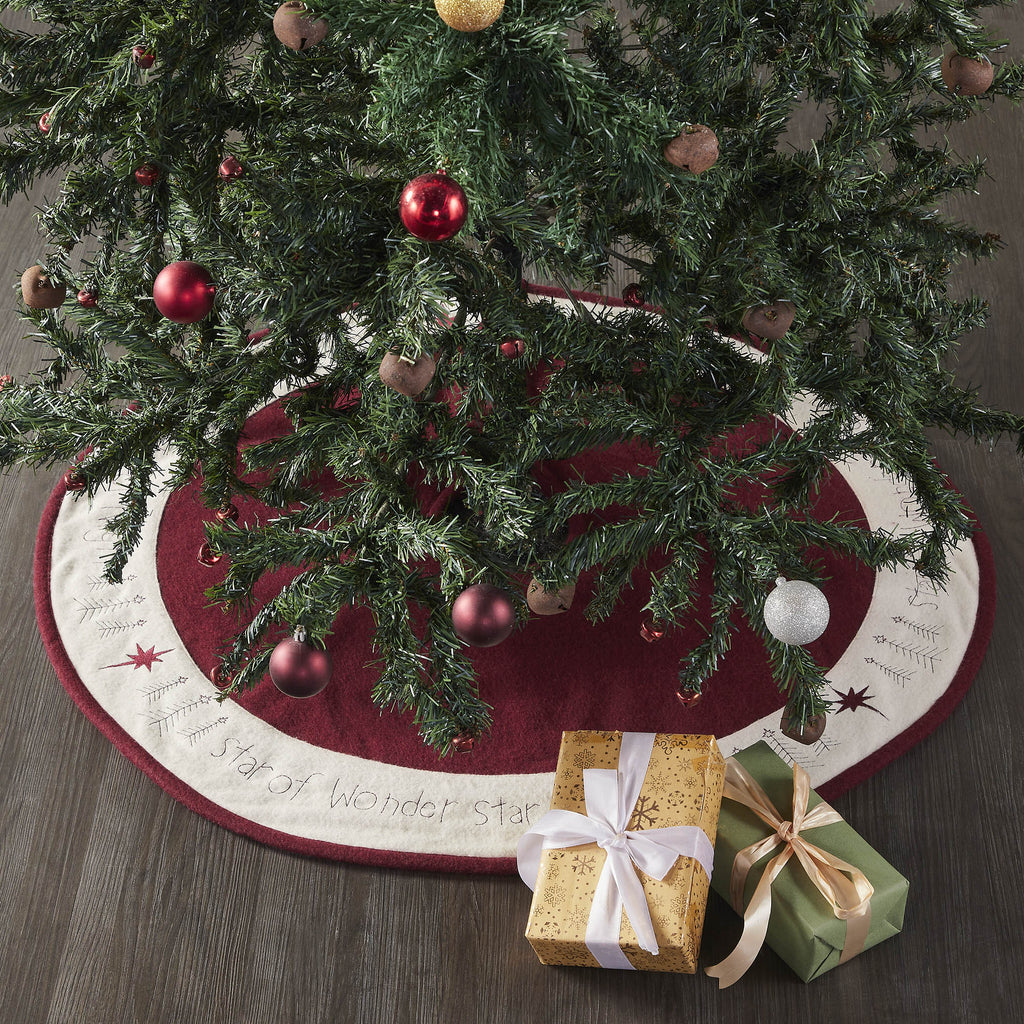 Star of Wonder Christmas Tree Skirt - Olde Glory