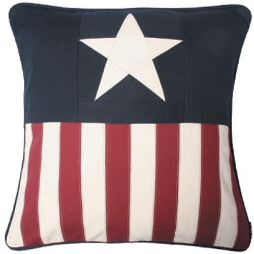 Star & Vertical Stripes Cushion - Olde Glory