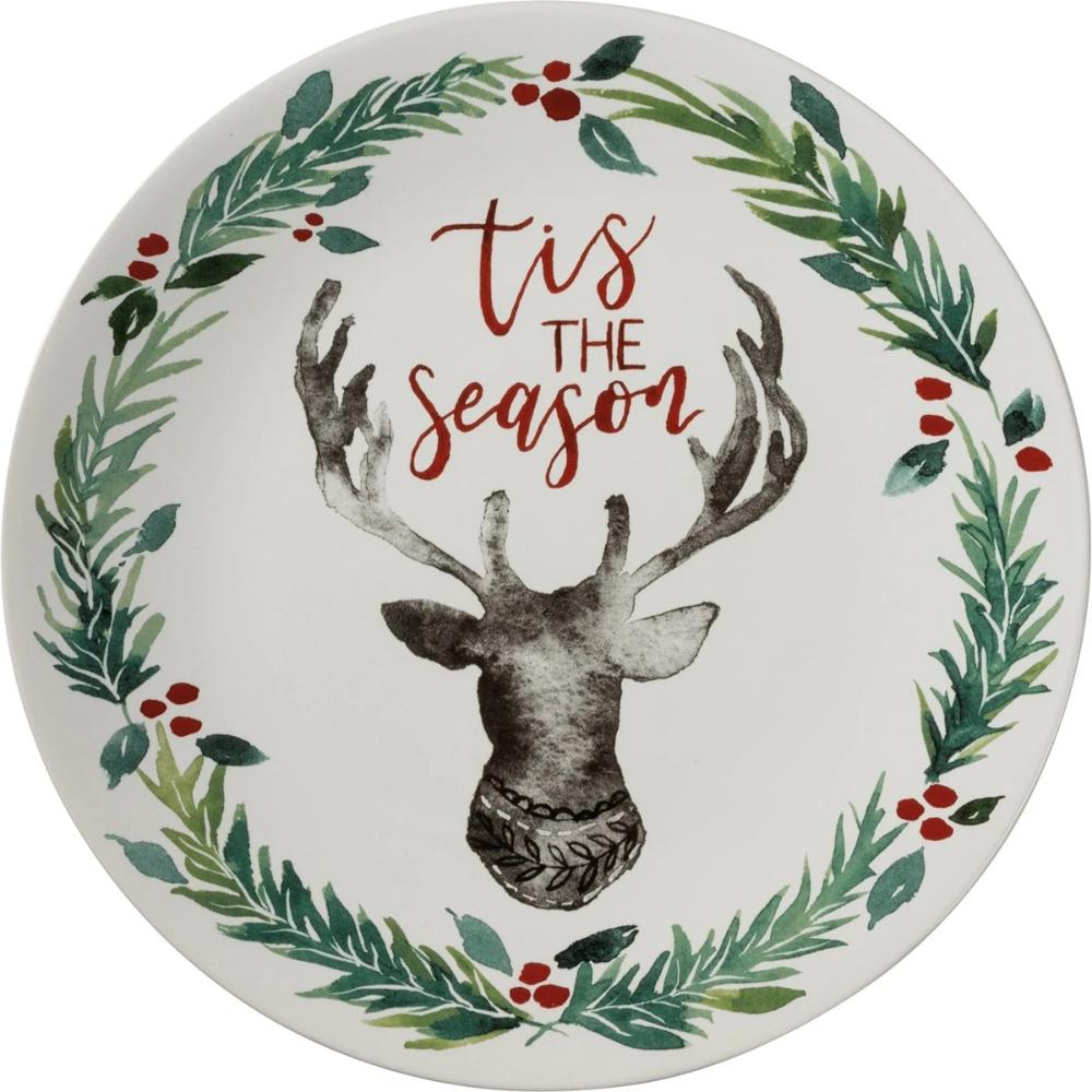 Tis the Season Stoneware Platter - Olde Glory