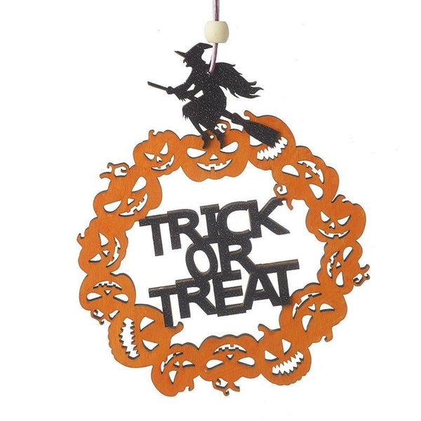 Trick or Treat Witch Hanging Decoration - Olde Glory