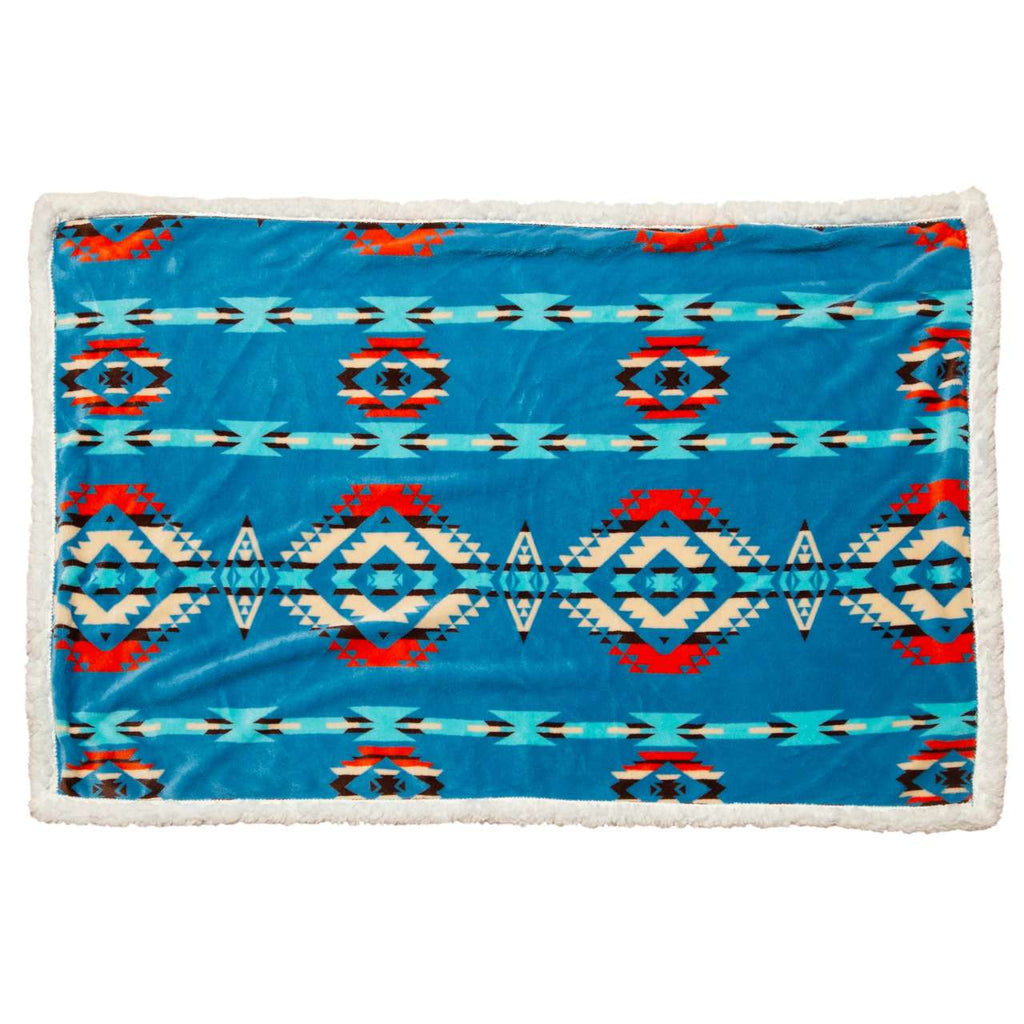 Turquoise Southwest Dog Blanket - Olde Glory