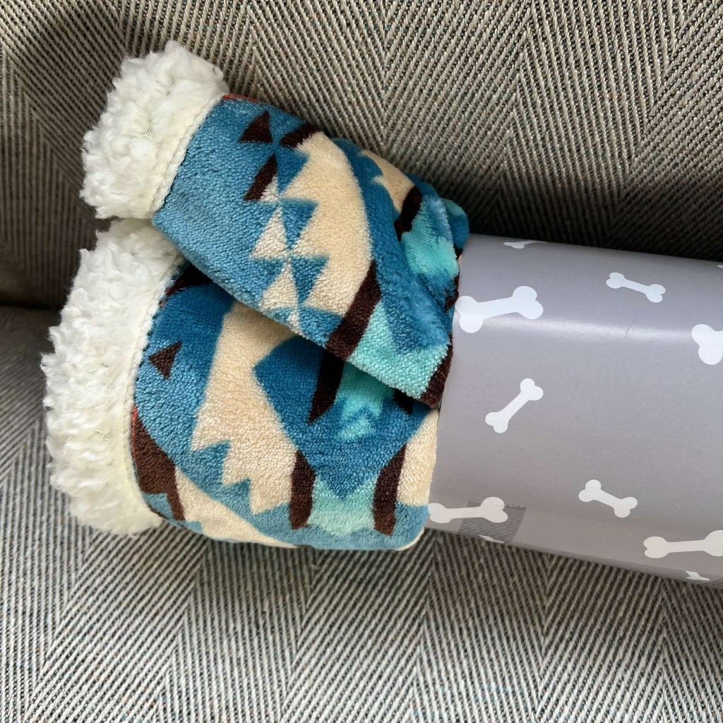 Turquoise Southwest Large/XL Dog Blanket - Olde Glory