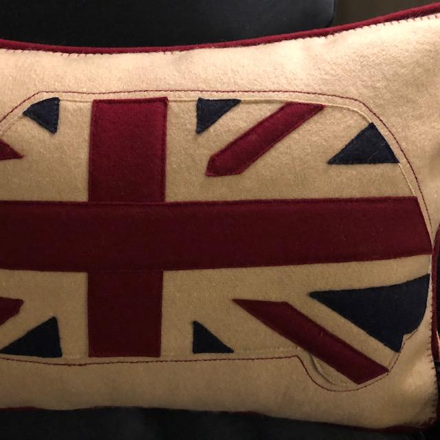 Union Jack Mini Cushion  American Quilts Cushions Rugs and Gifts