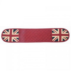 Jubilee | Men’s Union Jack Crochet Back Leather Driving Gloves | Dents - View #5