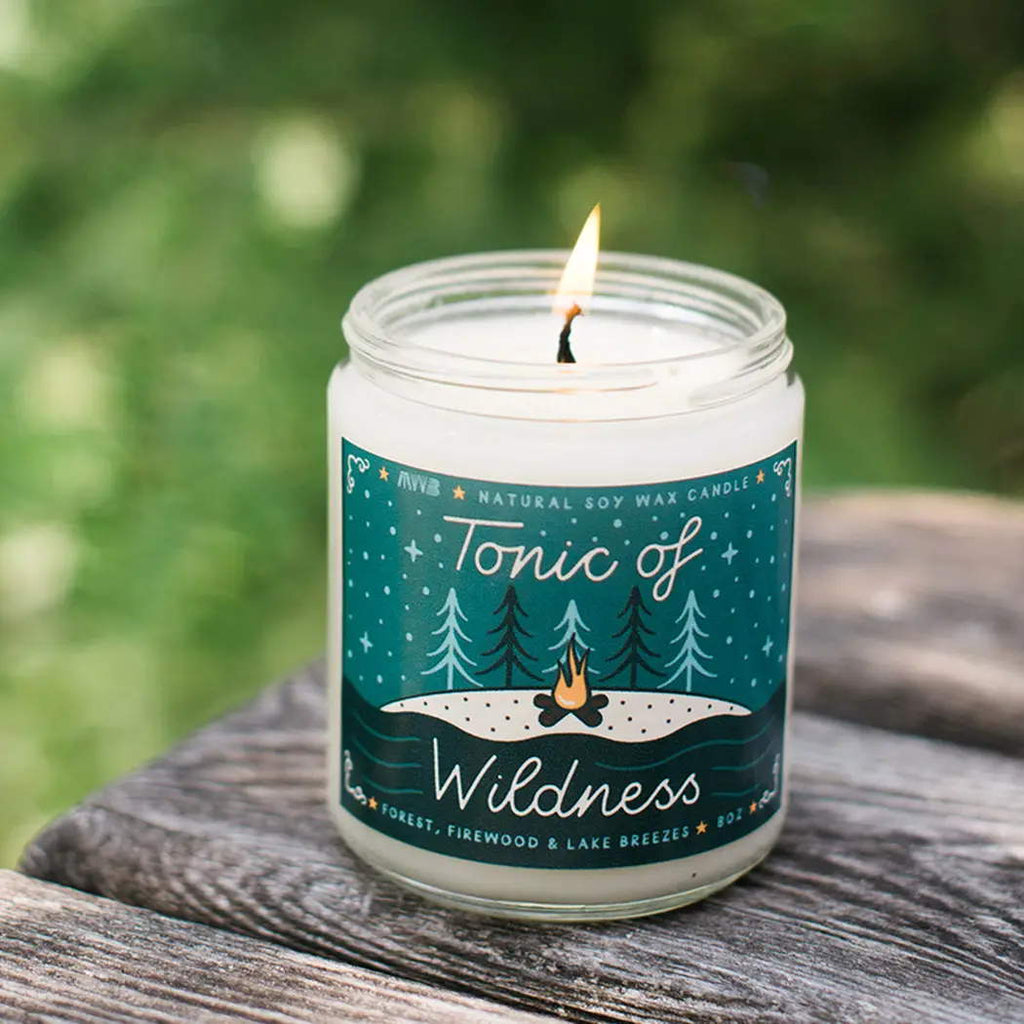 Wildness Forest Firewood & Lake Breezes Soy Candle - Olde Glory