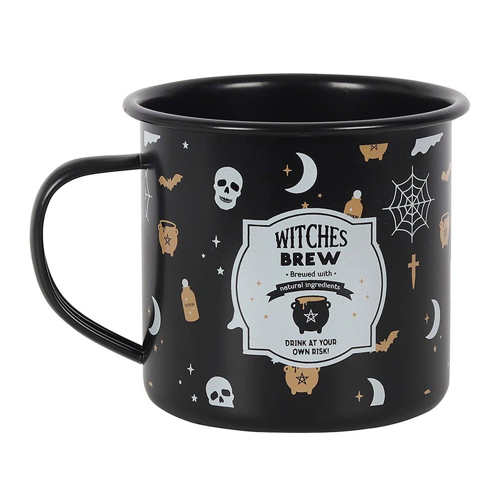 Witches Brew Halloween Enamel Mug - Olde Glory