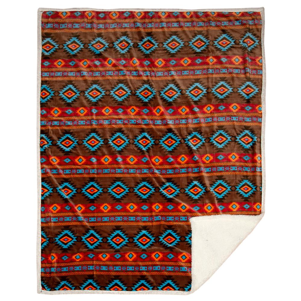 Wrangler Southwestern Plush Throw - Olde Glory
